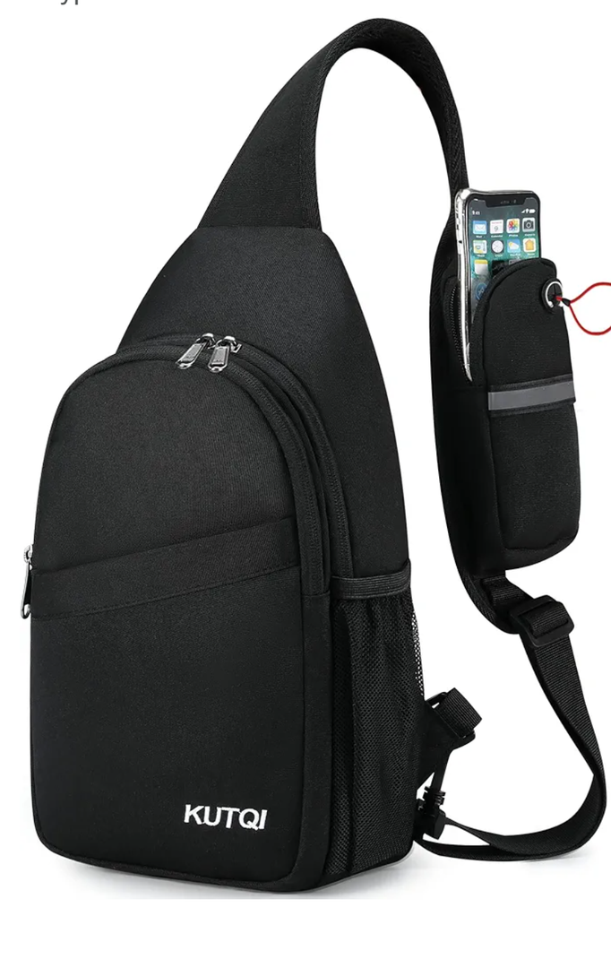 Sling Backpack Crossbody Sling Bag for Women Men Multipurpose Travel Essentials Hiking Chest Bag Daypack