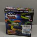 Ontel Magic Tracks 10 Foot Glow In The Dark Bendable Flexible Racetrack with LED Light-Up Race Car, Educational Playset Birthday Gift for Ages 3+