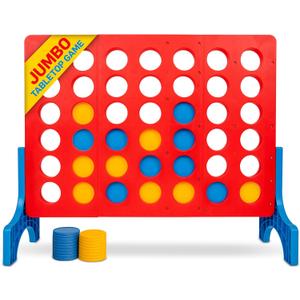 Bolaball 4 in a Row Tabletop Game  1.8 Ft 4 to Score Game for Kids & Adults, Indoor/Outdoor Family Yard, Portable Party for Home, Picnic & Travel, Plastic Version.