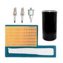 Tune Up Kit 140-3116 Air Filter, 122-0836 Oil Filter & Fuel Filter with Spark Plug, Compatible With Onan RV QG Generators 5500 7000, HGJAA HGJAB HGJAC & Marquis Gold/RV QG Marquis Platinum QG EFI