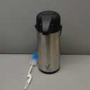 Coffee Carafe for Keeping Hot - 102oz/3L Airpot Coffee Dispenser with Pump - Insulated Stainless Steel Hot Beverage Dispenser for Parties - Thermal Carafe for Hot Drinks Water Tea Chocolate