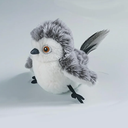 Cat Interactive Toys, Simulated Birds, Simulated Vocalization, USB Charging, Free Remote Control and Catnip, 135 g(4.77oz), for Cats and Dogs (Snowy Owl)