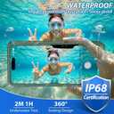 SPORTLINK for Samsung Galaxy S26 Ultra Case, IP68 Waterproof Dustproof Military 360 Full Body Heavy Duty Shockproof Protective with Camera Screen Protector S 26 Phone Front Back Cover 6.9" Green