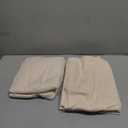 4 Piece Pearled Ivory Queen Bed Sheet Set, Ultra Soft Washed Brushed Microfiber Cotton-Like, Fitted Sheet Queen Size & Flat sheet & 2 Pillowcases - Deep Pocket, Breathable, Fade Resistant,Easy Care