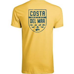 Costa Del Mar Men's Species Shield Short Sleeve T-Shirt (Yellow, XL)