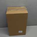 ELLDOO 2 Tier Clear Glass Storage Box, Gold Mirrored Jewelry Makeup Display Organizer Case, Decorative Tower box Storage for Trinket Perfume Lipstick Figure Statue Toy Display, House Shape