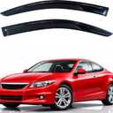 KPY Rain Guards Fit for 2008-2012 Honda Accord Coupe, Out-Channel Window Visors Vent Wind Deflectors 2PC, Car Accessories for 08-12 Accord (Coupe Only)
