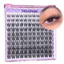 Mavphnee Wispy Lash Clusters Natural Eyelash Clusters 110 Pcs Cluster Eyelash Extensions CC-Curly Individual Lashes Clusters 10-16MM Cluster Lashes Extension For Everyday Wear Natural Makeup Look