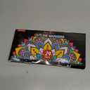 Aen Art 24 Colors Outline Glitter Markers, Shimmer Metallic Pens Christmas Stocking Stuffer for Teen Girl, Great Gift for Artists and Craft Lovers