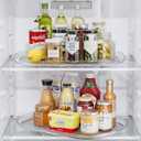 LAMU Lazy Susan Turntable Organizer for Refrigerator Organizers and Storage Fridge Organization, Condiment Organizer for Kitchen, Table Top, Cabinet, Pantry, Countertop, 14.56''x11'', 2 Pack