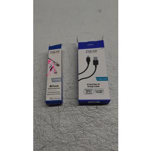 ZGEAR, 4 Ft Sync & charger Cable 2 pack