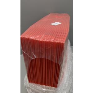 24 PCs Plastic Pri, 5,35 x 13,5 (Red)