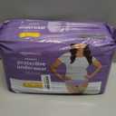 Amazon Basics Maximum Absorbency Postpartum Incontinence Underwear for Women, Protective, Disposable, Fresh Protection, Bladder Leak Protection, Small, Lavender, 24 Count