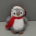 Bearington Cappy Christmas Penguin Stuffed Animal - 9.5" Soft Christmas Penguins Plush Toy with Scarf and Hat - Adorable and Huggable Penguin Plushies for Kids, Toddlers, and Loved Ones