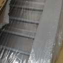 Freestanding Pet Gate for Dogs, Foldable Wooden Dog Gate for House, Indoor Dog Gate for Doorways, Stairs, Gates for Dogs Indoor, Support Feet Included, 24" Height 3 Panels, Grey (Gray)