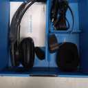 BlueParrott B350-XT Mono Bluetooth Wireless Headphones 96% Noise Canceling Over Head Trucker Headset with Mic, Adjustable Lightweight Headband, IP54-Rated Protection, 24 hrs. Talk Time, Black