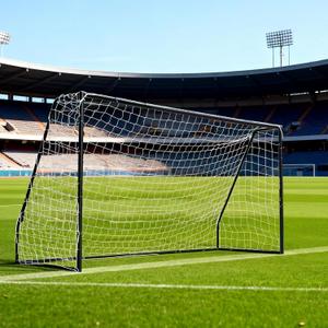12x6 FT Soccer Goal Heavy Duty Backyard Training, Weather Resistant Powder Coated Galvanized Steel Metal Frame 1.97" Diameter Net