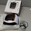 Gugusure UV LED Nail Lamp, Upgrade 180W Nail Dryer for Gel Polish with LCD Display, Auto Sensor and 4 Timer Settings, Professional Curing Lamp Light with 42 Beads for Salon and Home (White)