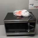 Emerson MW1338SB Countertop Microwave Oven, 6 Pre-Programmed Settings, Removable Glass Turntable, Child Safety Lock, 1.3 Cu ft, 1000W, Stainless Steel