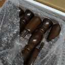 Retro End Table, 3-Tier Small Side Table, Narrow Couch Side Table for Small Spaces, Farmhouse End Table, Modern Accent Table, Skinny Bedside Table Nightstand for Bedroom, Living Room (Rustic Brown)