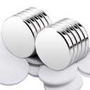 Super Strong Neodymium Magnets Disc with Double-Sided Adhesive 20x3mm Heavy Duty Powerful Rare Earth Extra Strong for Fridge Cabinet Curtain Craft 10Pack