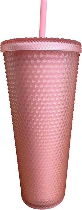 Starbucks 2022 Valentine's Soft Touch Pink Studded Venti (24 oz.) Tumbler
