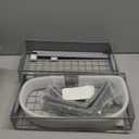 1 Pack Under Sink Organizer, 2 Tier Pull out Cabinet Organizer Mesh Baskets with 5 Adjustable Heights, Sliding Drawers Storage Shelf for Home, Kitchen, Bathroom, Pantry, Office, Countertop ,Grey