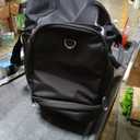 Travelpro Maxlite 5 Carry on Weekender with Drop-Bottom Compartment, Lightweight Overnight Travel Duffel Bag (Black)