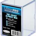 Ultra PRO 81147 2-Piece 150 Count Clear Card Storage Box