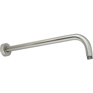 15 Long Shower Arm with Flange  Stainless Steel SS304  Satin Nickel - 5 Year Warrantee