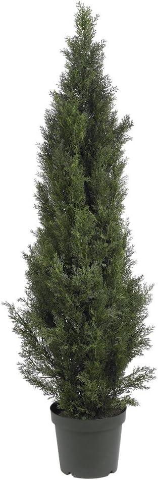 Nearly Natural 5291 5ft. Mini Cedar Pine Tree (Indoor/Outdoor),Green,5'