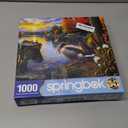 Springbok Mallard Morning Glow 1000 Piece Jigsaw Puzzle for Adults - Duck by the Lake - Unique Cut Pieces - Made in USA