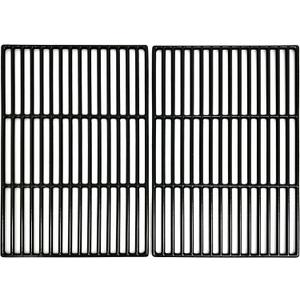 Direct store DC103 Cast Iron Cooking grid Porcelain Coated 11 3/4 x 16 15/16" fits for Brinkmann 810-2500, 810-2500-0, Pro Series 2500/2600, Grill Chefs, Grill Zone and other Gas Grills, Set of 2