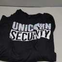 Halloween Easy Quick Adult Dad Mom Unicorn Security Costume T-Shirt 3XL