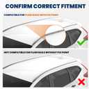 KUIPERAUTO 165 lbs Aluminum Roof Rack Cross Bars Compatible for 2012-2016 Honda CRV Rooftop Luggage Carrier Rack for Bike Canoe Kayak Cargo Box