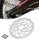 JFG RACING Rear Brake Rotor for Surron Light Bee,Dirt Bike Brake Disc for Dirt Bike Surron Light Bee X/Surron Light Bee S