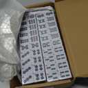 1.2” American Mahjong Tiles, 166 American Mahjong Tiles with White Color (Tiles Only, No Dice and Other Accessories)