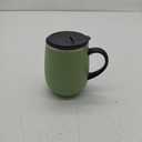 Ideus 16 oz Insulated Coffee Mug with Handle and Lid, Double Wall Stainless Steel Vacuum Thermal Coffee Mug, Travel Coffee Cup Thermal Cup for Home and Office, Avocado Green