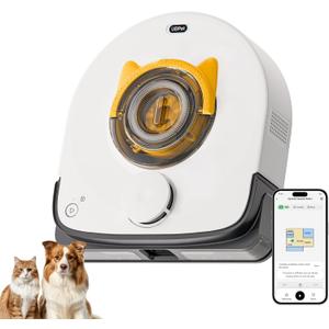 Robot Vacuum with 22,000Pa Ultra-Strong Suction - Automatic Robot Vacuum for Pet Hair & Carpets, Tangle-Free Cleaning, Smart Mapping with LiDAR Navigation, App Controlled