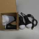 Led Camping Lantern USB Rechargeable,Outdoor Tent Lights for Camping Hanging,Kids with Clip Hook Camping Flashlight (4 Packs Black)