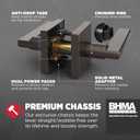 Kwikset Halifax Interior Passage Door Handle, Lever For Closet and Hallway Doors, Reversible Non-Locking Handle Lever, Venetian Bronze, with Microban Protection (1 Pack)