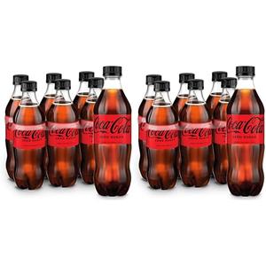 Coke Zero Sugar Diet Soda Soft Drink, 16.9 fl oz, (2) 6 Packs, Best By 02/02/2026