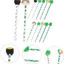 Ciieeo 12Pcs Irish Pencil st patricks day party favor art pencil Cute Pencils for Kids irish party supplies st patricks day pencils school prize classroom supplies Wood student