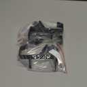 Fireplace Stocking and Garland Hanger, 2 in 1 Mantel Hanger for Garland, Fireplace Stocking Holders for Mantle Garland Hooks for Xmas Holiday Home Party Decoration (Black,3)