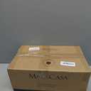 MALACASA 3 Tier Serving Trays for Party, Porcelain Serving Platters and Trays, 12 Inch Tiered Tray Stand, Fruit Tray, Trays for Serving Food, White Dessert Stand with Collapsible Sturdier Metal Rack