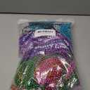 100 PCS Mardi Gras Beads Necklaces, 10 Colors 33 Inch Colorful Bead Necklaces Bulk Party Beads Necklace Round Beaded Necklaces for Mardi Gras, St. Patrick's Day, Christmas, Carnival Party Favor