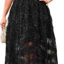 Lace Dresses for Women 2025 Elegant Classy Wedding Guest Cocktail Semi Formal Party Evening 3D Floral Dress XL