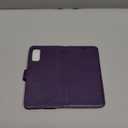 MONASAY Wallet Case Fit for Samsung Galaxy S20 5G, 6.2 inch, [Screen Protector Included] Flip Leather Cell Phone Cover with RFID Blocking Credit Card Holder, Purple