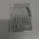 MroMax 50Pcs M4 x 50mm Truss Head Phillips Machine Screws for Cabinet Drawer Knob Pull Handle, 304 Stainless Steel 18-8, Fully Thread, Metric Silver Gray Cross Head Screws Bolt