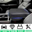 Center Console Cover for 2023 2024 2025 Ford F250 F350 F450 F550 Bucket Seat Console, Scratch-Resistant Armrest Cover for 2023 2024 2025 Ford Super Duty Interior Accessories (Bucket Seat Only)